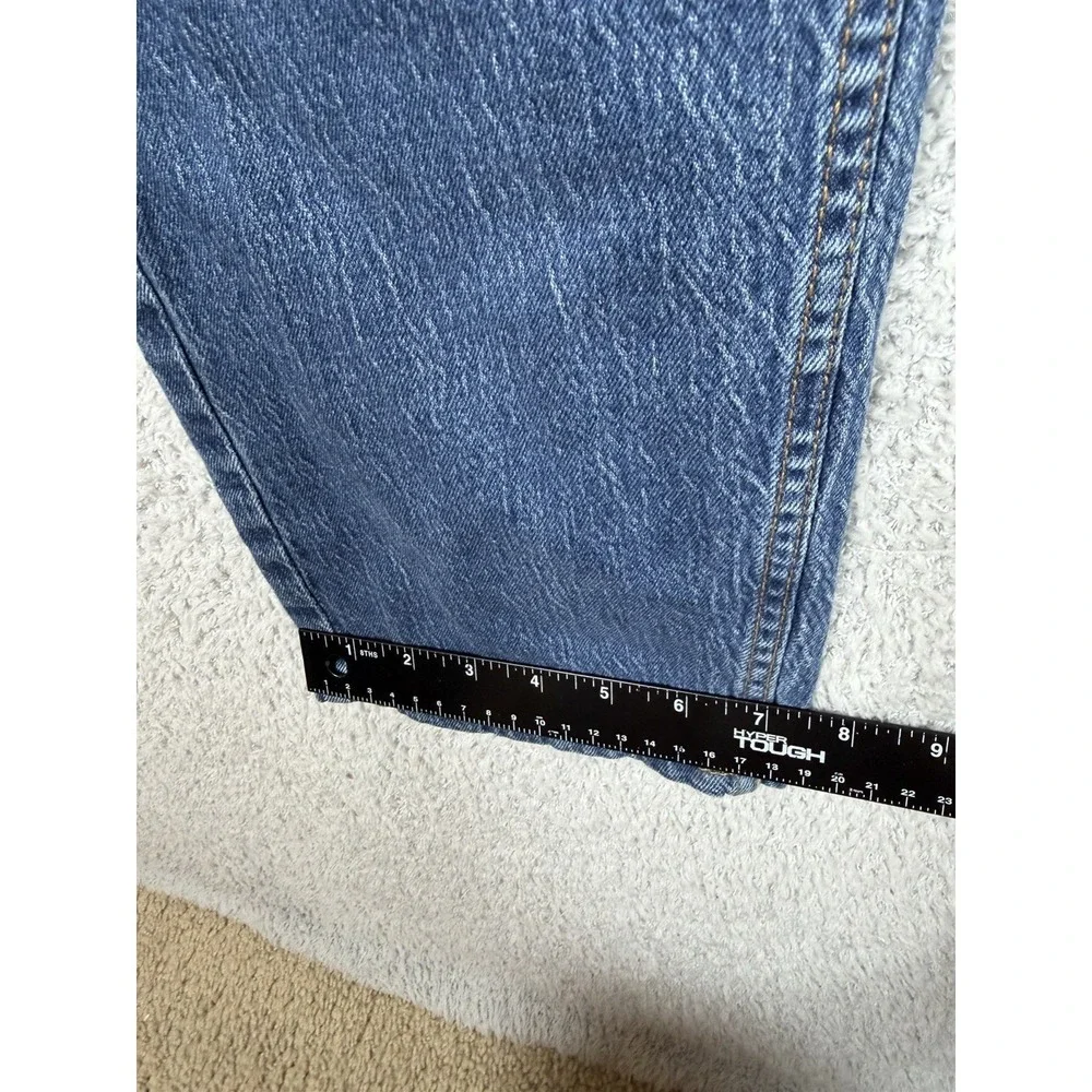 Levis 505 Jeans Mens Actual Size 34x30 Blue Regular Fit Straight Leg Denim Pants